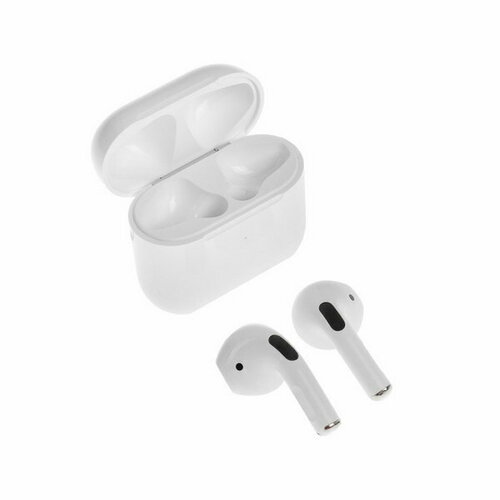 Наушники i20 беспроводные вкладыши микрофон шумоподавление ВТ 50 180 мАч белые 193000₽