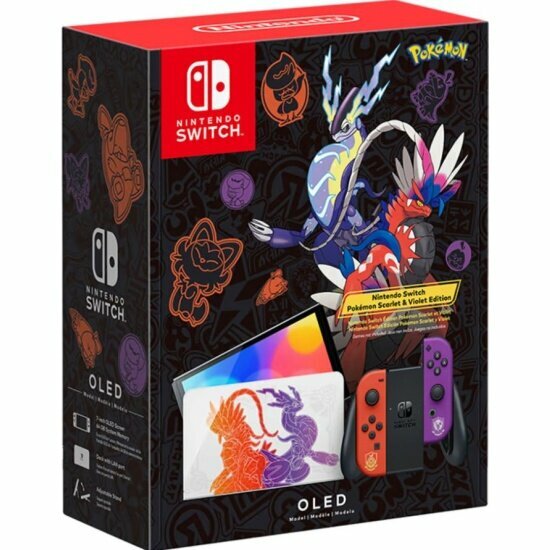 Игровая приставка Nintendo Switch OLED-модель Pokemon Skarlet and Violet Edition