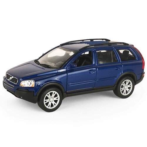 фото Машинка welly 1:32 volvo xc90 синий пруж. мех.