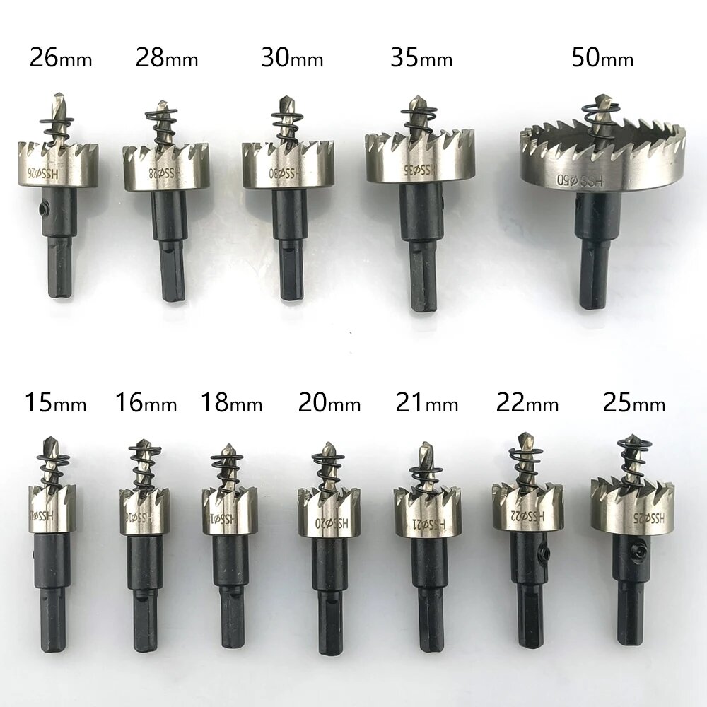 Набор сверл шенсен 12 шт  15-50 мм  для сверления металла  15-50mm 12PCS