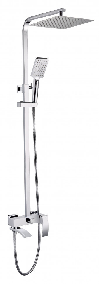 Душевая система "Grocenberg" GB7007-1, латунь, хром, длина штанги 150см