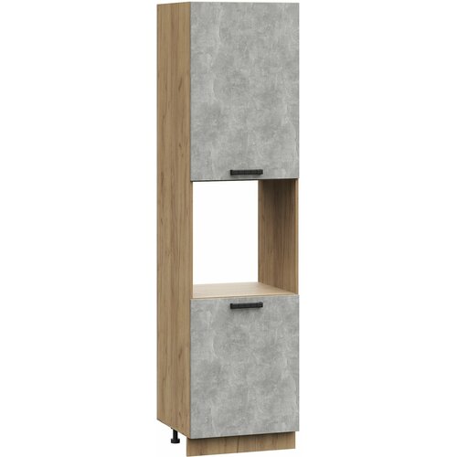 Шкаф кухонный ШПД 600-высокий пенал напольный - КрафтАтелье 15500₽