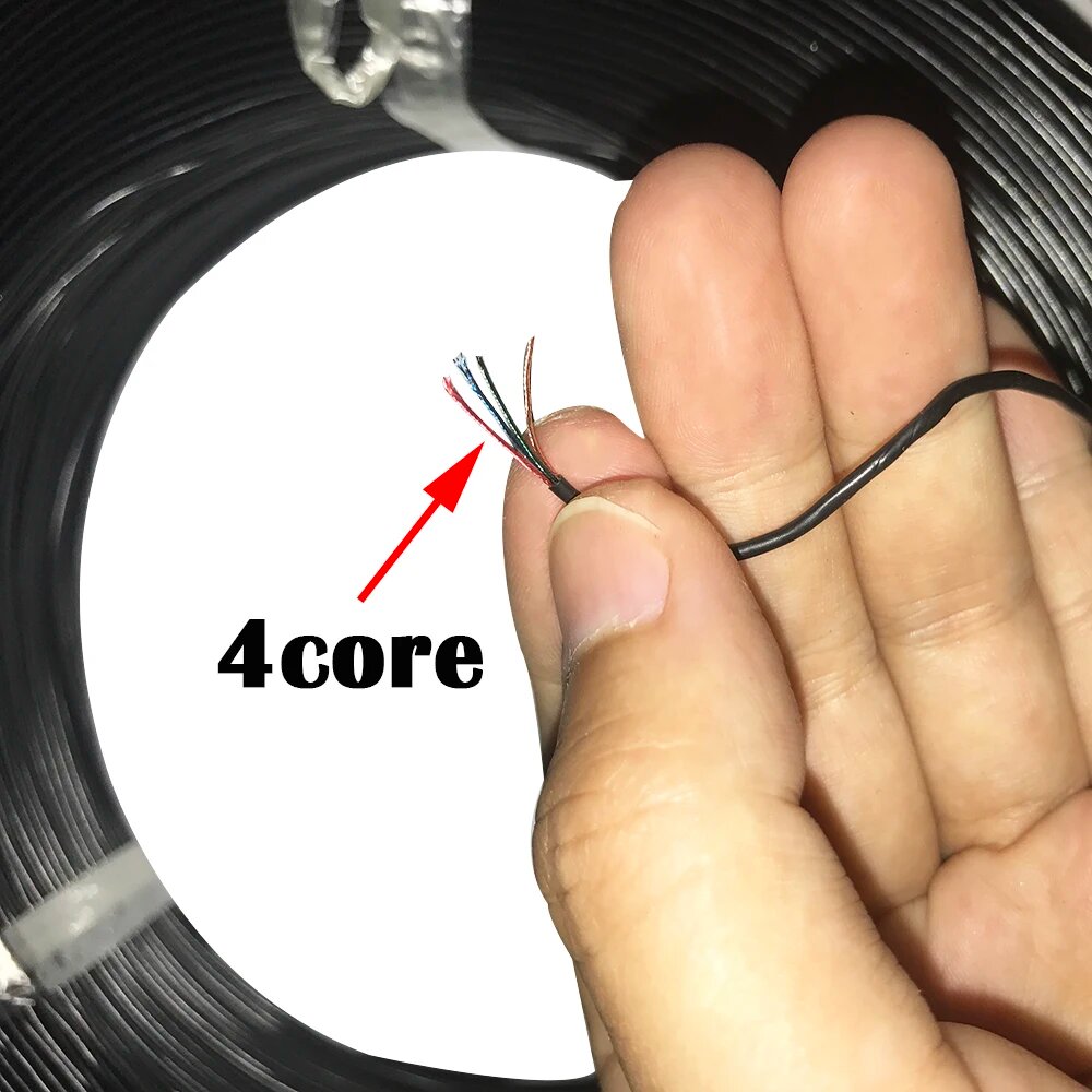 Sincelian 4-жильный эмалированный медный провод 1,4 мм, 4core OD 1.4mm, 10m