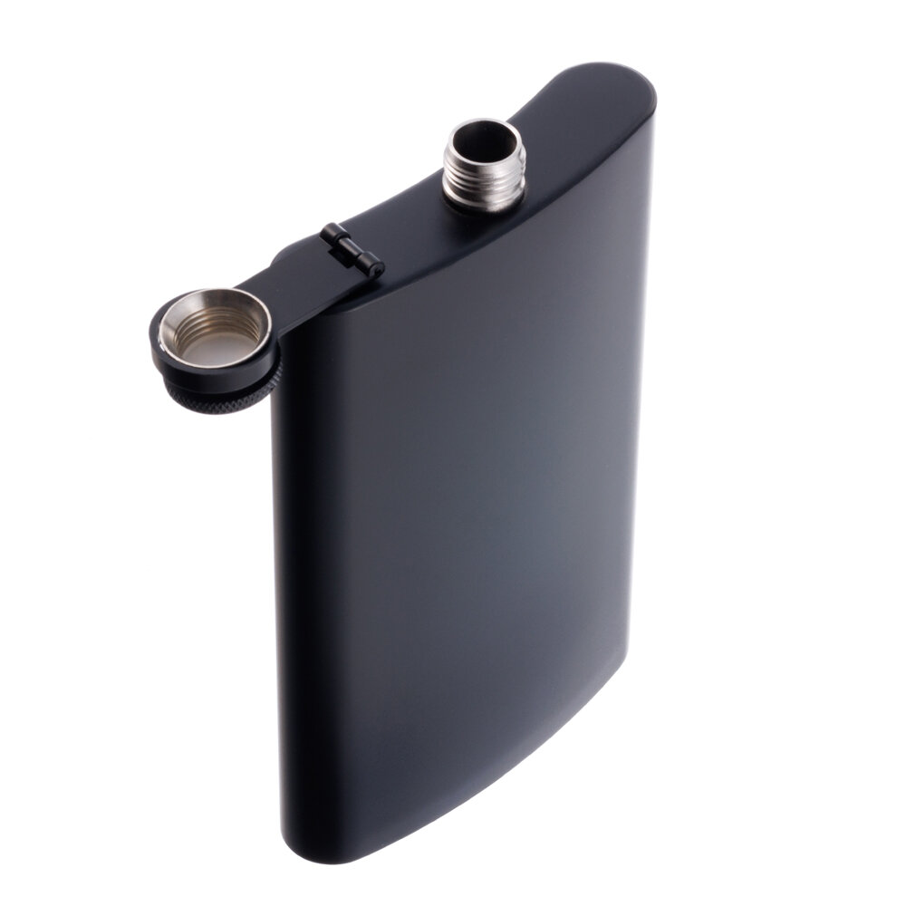 Фляга S.Quire 0,27 л, сталь, черная, шт — фото 1