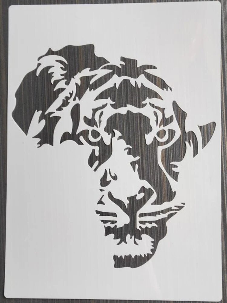 Пластиковые трафареты для декорирования 21х29 см