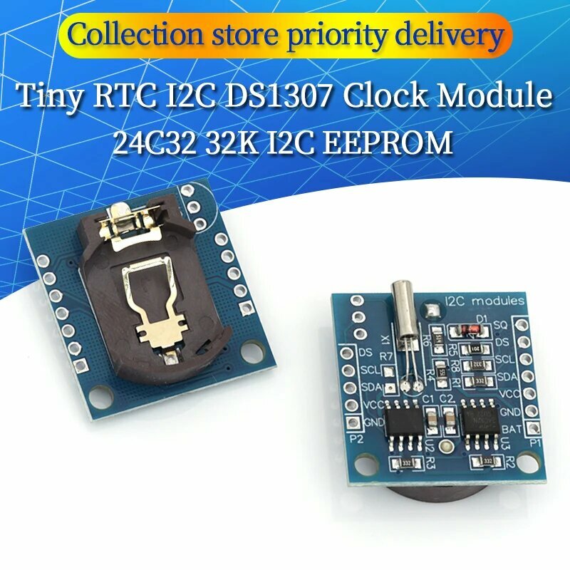 Liludin I2C RTC DS1307 AT24C32 Модуль часов реального времени