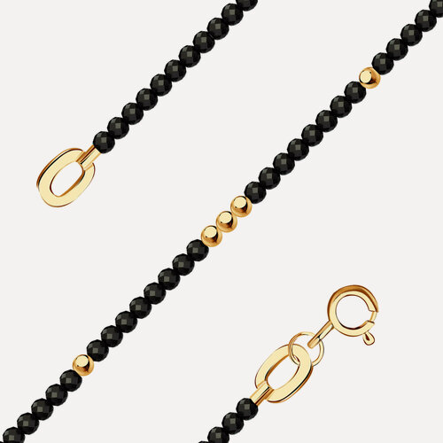 Изображение товара Браслет, красное золото, 585 проба, кристалл