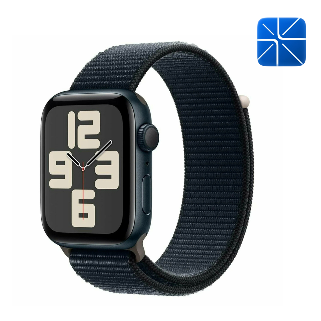 Умные часы Apple Watch Series SE Gen 2 2023 44 мм Aluminium Case GPS, Midnight Sport Loop One size