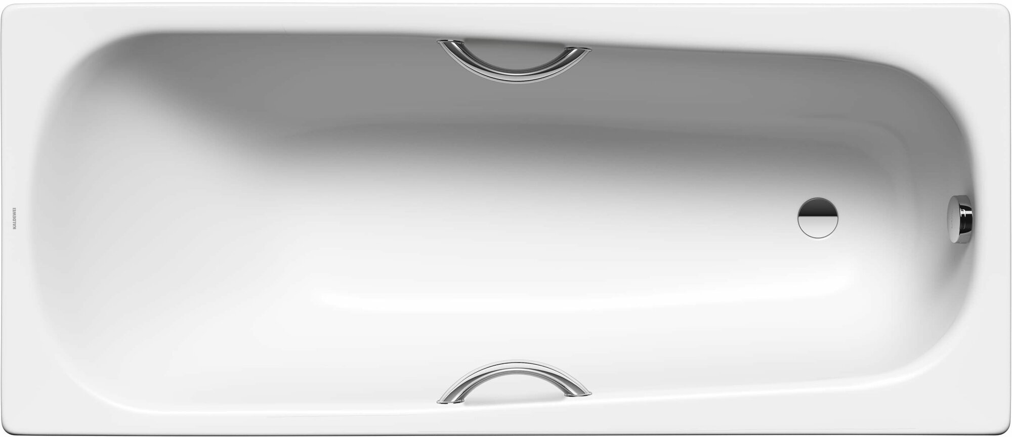 Стальная ванна Kaldewei Advantage Saniform Plus Star 170x73 133400010001 с отверстиями под ручки (ручки и ножки в комплект не входят)