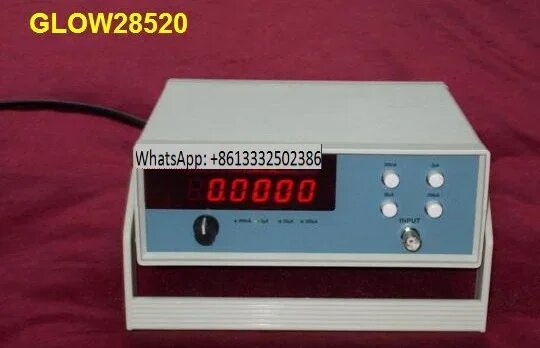 GLOWss28520 Настольный тест сигнала четырех и половинного тока Цифровой нано-амперметр, микроамперметр