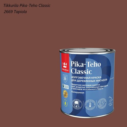 фото Краска для деревянных фасадов tikkurila / tikkivala pika-teho classic (0,9л) 2669 tapiola