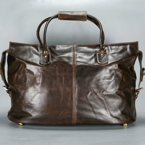 Сумка дорожная Mantica, 41 л, 23х34х53 см, темно-коричневый