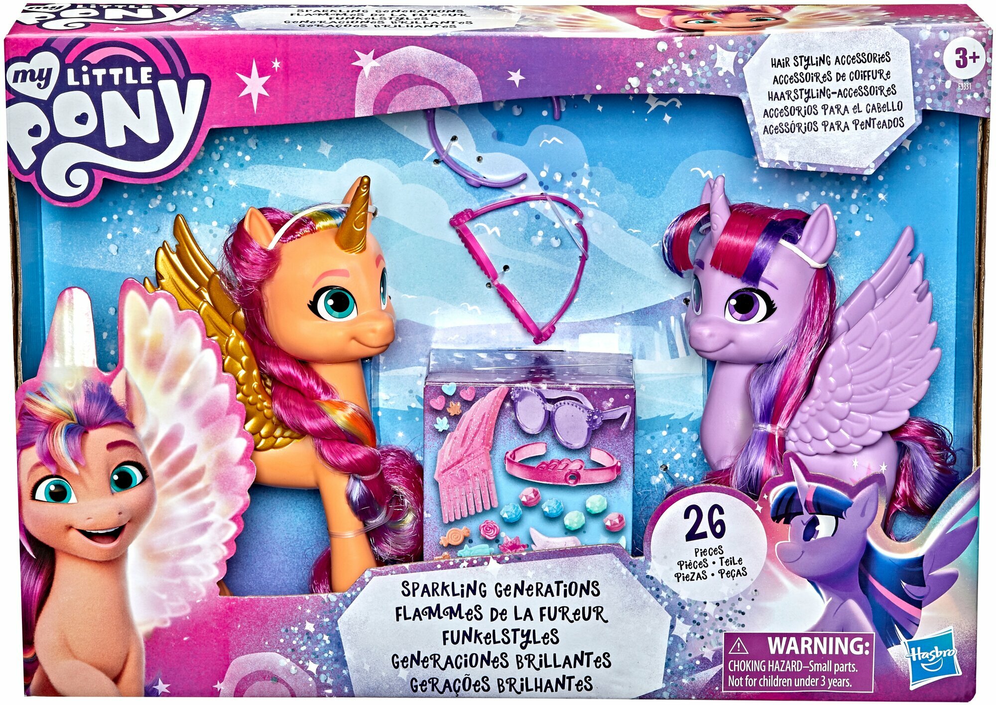 My Little Pony Сверкающее поколение Санни Старскаут и Твайлайт Спаркл F3331