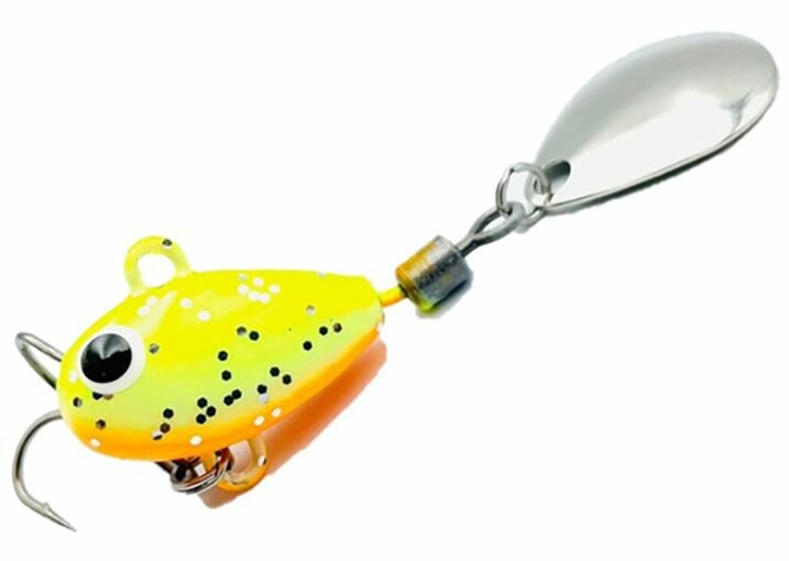 Блесна Тейл-Спиннер для рыбалки Uf-Studio Hurricane 42g #Mango — фото 1