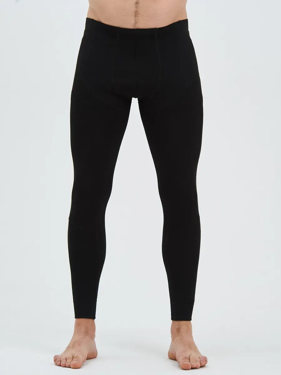 Кальсоны  Термобелье мужское кальсоны, размер 2XL, черный — фото 1