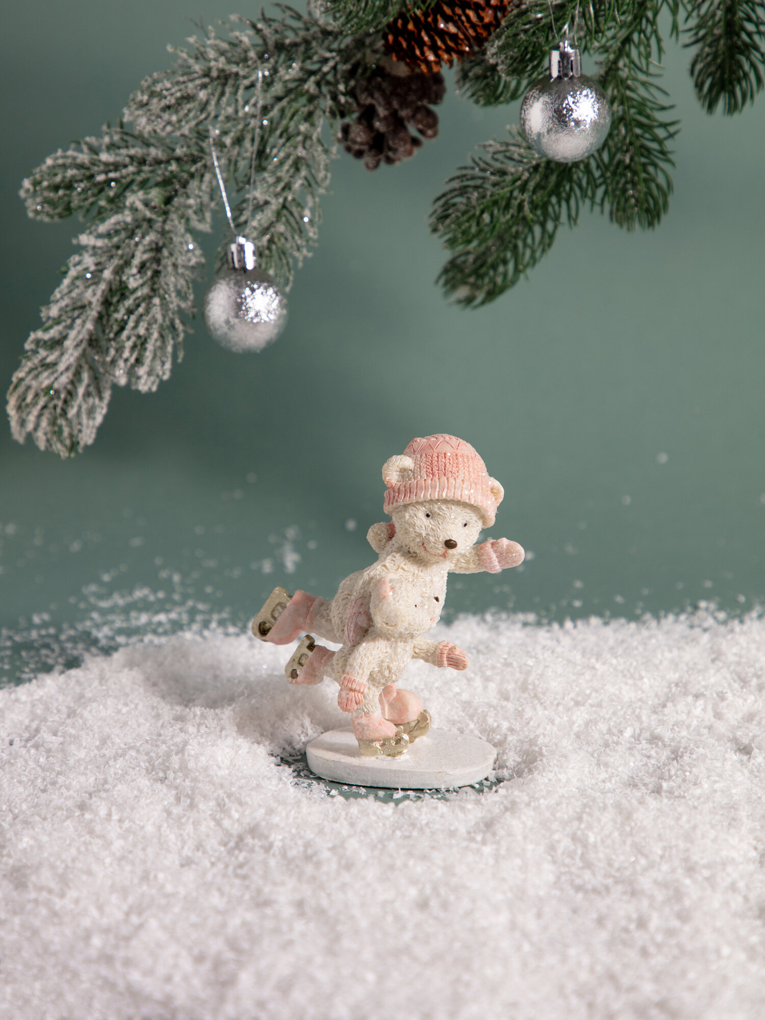 Статуэтка Lefard "Мишка", 8,5х6х11 см, полистоун, новогодняя фигурка — фото 1