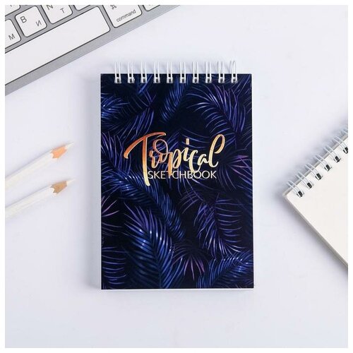 Скетчбук Tropical sketchbook А6, 80 л, 100 г/м, 2 штуки скетчбук tropical sketchbook а6 80 л 100 г м 2 штуки