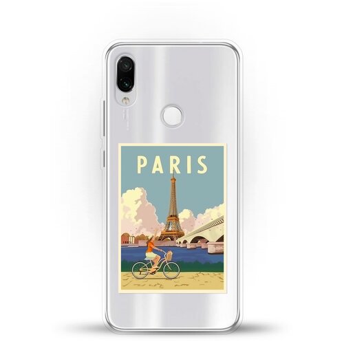 фото Силиконовый чехол париж на xiaomi redmi note 7 pro andy & paul