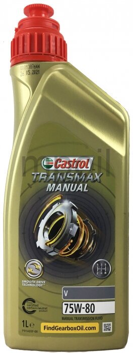 Масло трансм. CASTROL Manual V 75W-80 1л (Syntrans V FE) 15D7F9 (156C41)