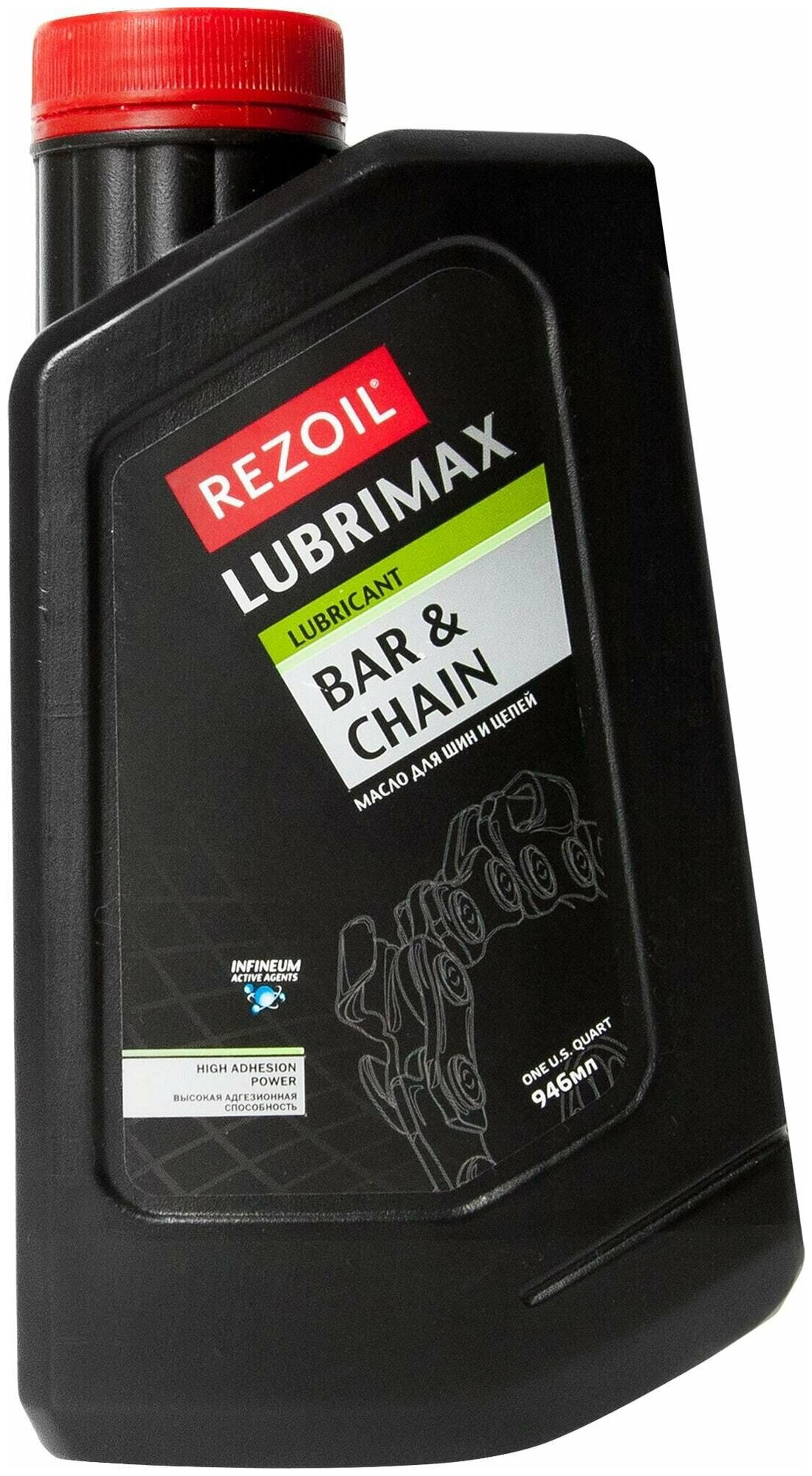 Масло для цепи Rezoil Lubrimax минеральное 946 мл