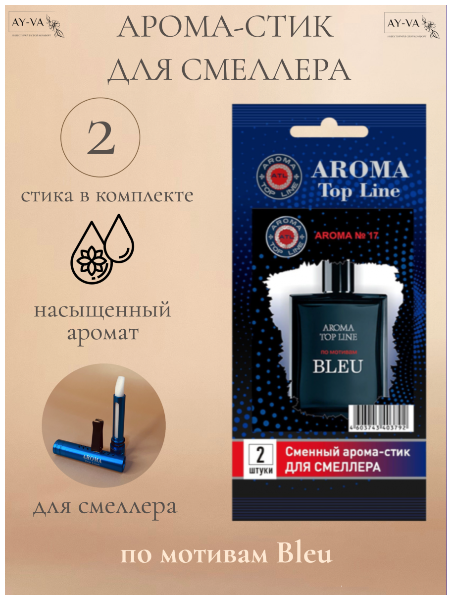 Автомобильный ароматизатор AROMA TOP LINE 2 шт.