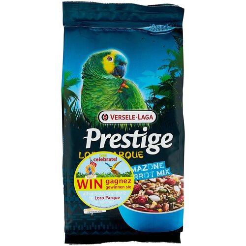 Versele-Laga корм Prestige PREMIUM Loro Parque Amazone Parrot Mix для крупных попугаев, 1кг