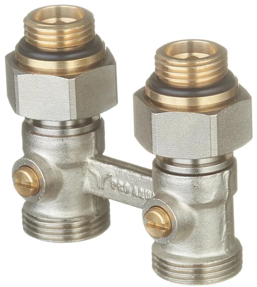фото Узел подключения радиатора H-образный Arrowhead Element, прямой, 3/4"- 1/2"