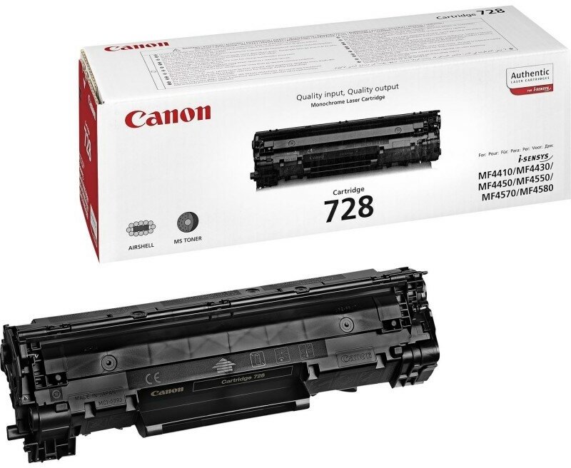 Canon 728 (3500B010) картридж черный (2100стр)