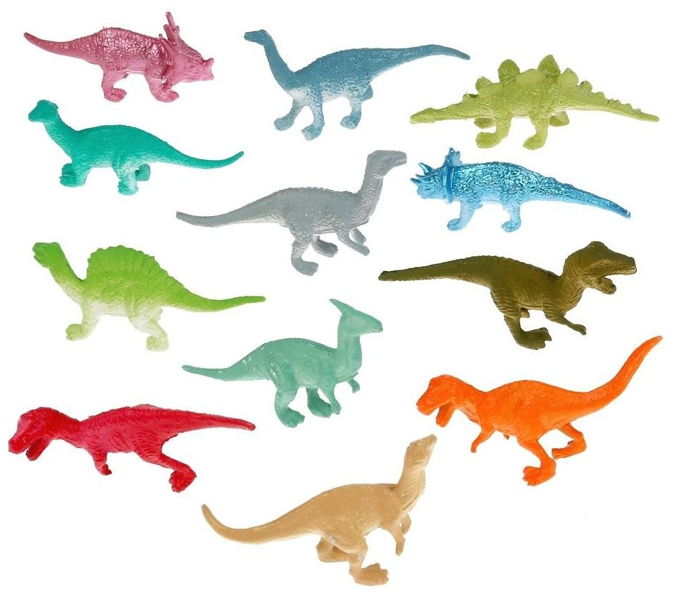 Набор фигурок Играем вместе Динозавры, 12 штук (806C-1)