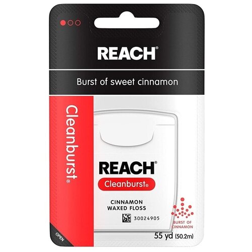 Reach Cleanburst зубная нить, аромат корицы 50,2 м