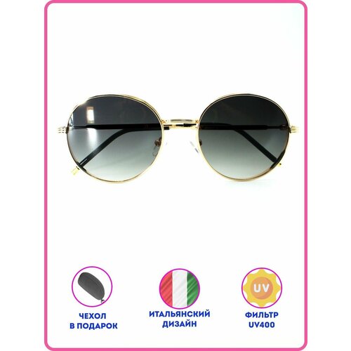 фото Солнцезащитные очки 018sunglaseswomen золотистый,светло-золотистый,черный,глубокий черный victoria's smile