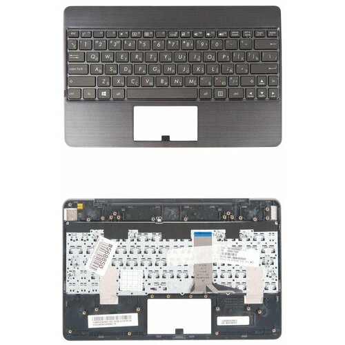 Keyboard Клавиатура для Asus VivoTab RT TF600T темный металлик 1512₽