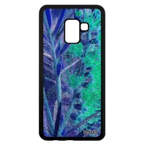 фото Чехол на мобильный samsung galaxy a8 2018, "экзотик" фон лепестки utaupia