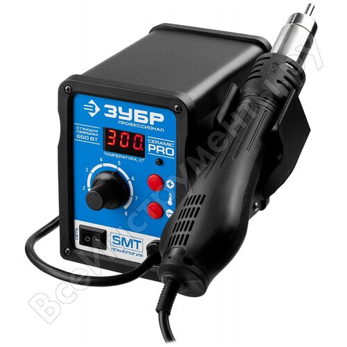Термовоздушная цифровая паяльная станция ЗУБР 55350 782000₽