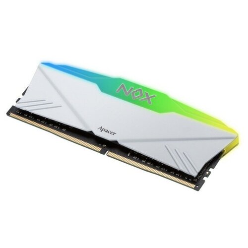Apacer Модуль памяти DDR4 DIMM 16GB AH4U16G32C28YNWAA-1 C4-25600 3200MHz CL16 NOX RGB WHITE AURA2 528900₽