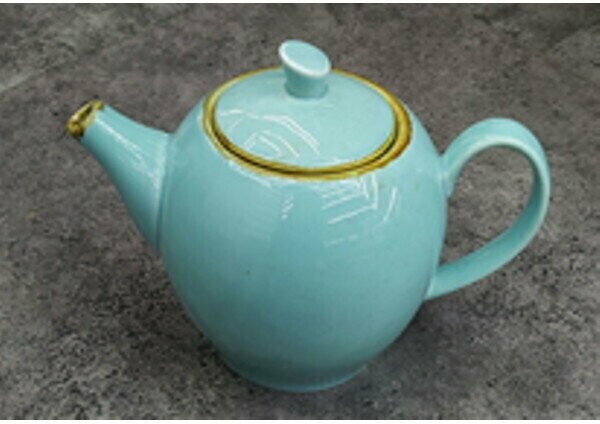 Чайник заварочный керамический 1200мл Tiffany Blue 23*14*14см
