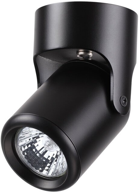 Накладной светильник Novotech Pipe 370453, GU10, 50Вт, кол-во ламп:1шт, Черный