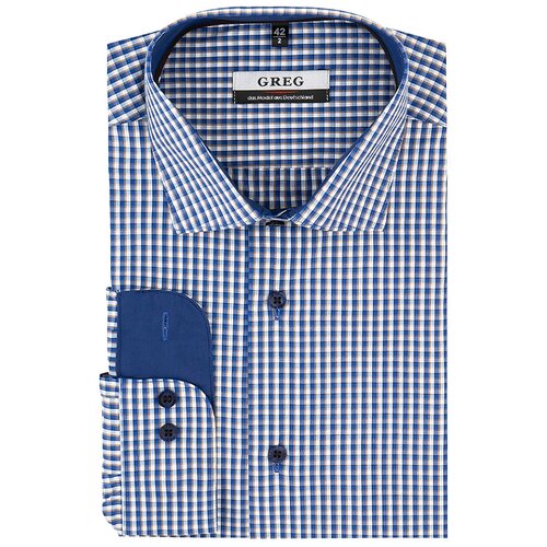 фото Рубашка мужская длинный рукав greg 255/139/1672/z/1p_gb 174-184 40
