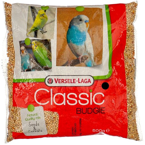Versele-Laga корм Classic Budgie для волнистых попугаев, 500 г versele laga versele laga лакомство exotic nuts для крупных попугаев с орехами 750 г