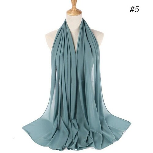 фото Мусульманский шифоновый платок ( шарф), женский хиджаб оаэ