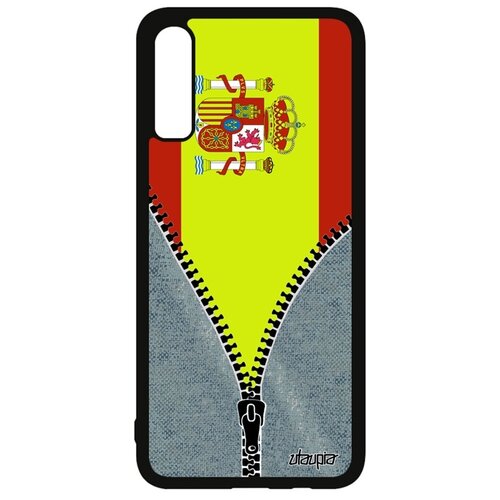 фото Чехол для смартфона samsung galaxy a70, "флаг испании на молнии" путешествие патриот utaupia