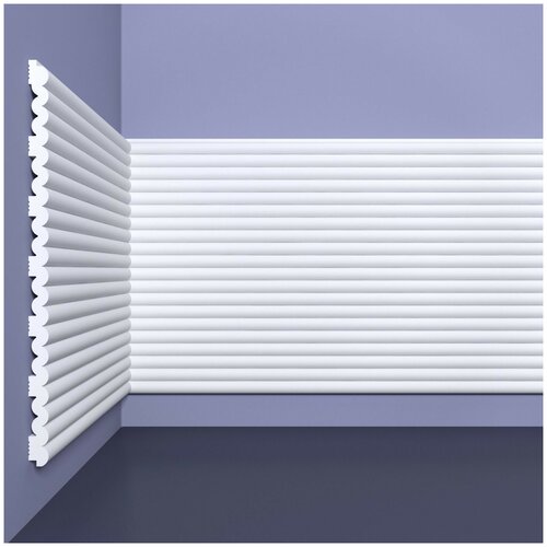 Стеновая панель ударопрочная влагостойкая bello deco СП 0826 белая 1785₽