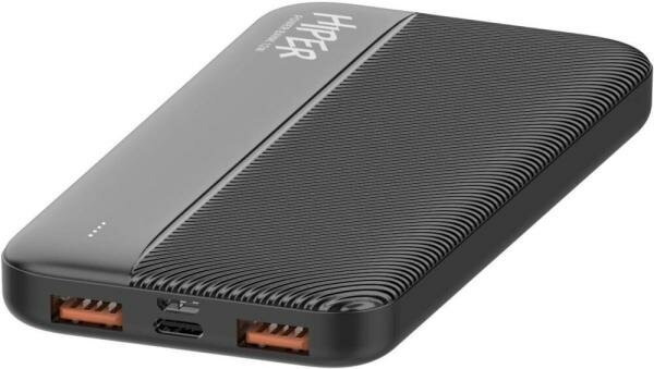 Внешний аккумулятор Power Bank 10000 мАч HIPER SM10000 черный