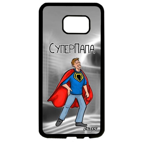 фото Чехол на samsung galaxy s7 edge, "суперпапа" веселый рисунок utaupia