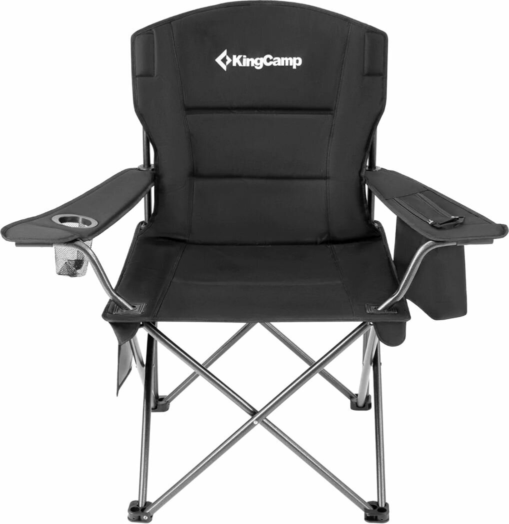 Складное кемпинговое кресло King Camp 2141 Lotus B30 сталь, 98×55×43/98, черный