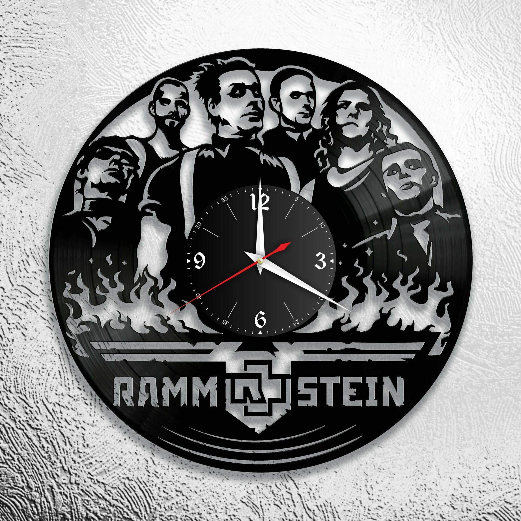 Настенные часы с группой Rammstein, Рамштайн, Till Lindemann