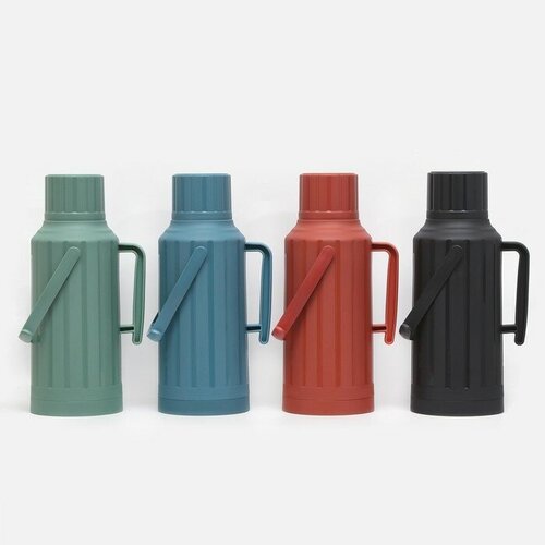 Термос 32 л со стеклянной колбой сохраняет тепло 24 ч микс 6930₽