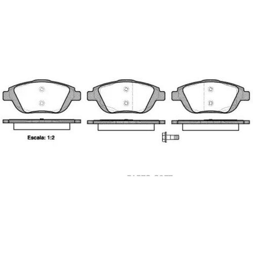 1392 00_! Колодки Дисковые П Citroen C3 Picasso 1.4-1.6i/1.6hdi 09> Remsa арт. 139200