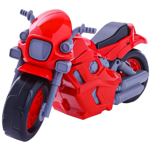Мотоцикл Рыжий кот Спорт, 3 см, красный