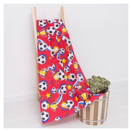 фото Guten morgen полотенце liga банное 75х150 см красный